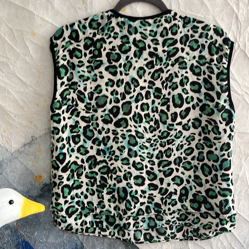 Cabi Cheetah Print Tank Top w/Inner Lining - Picture 6 of 7